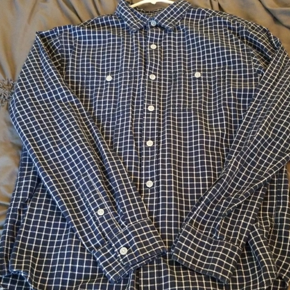 Men's long sleeve button down